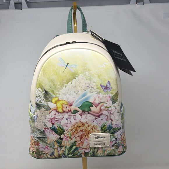 Loungefly Disney Tinker Bell Floral Mini Backpack NEW main image 7